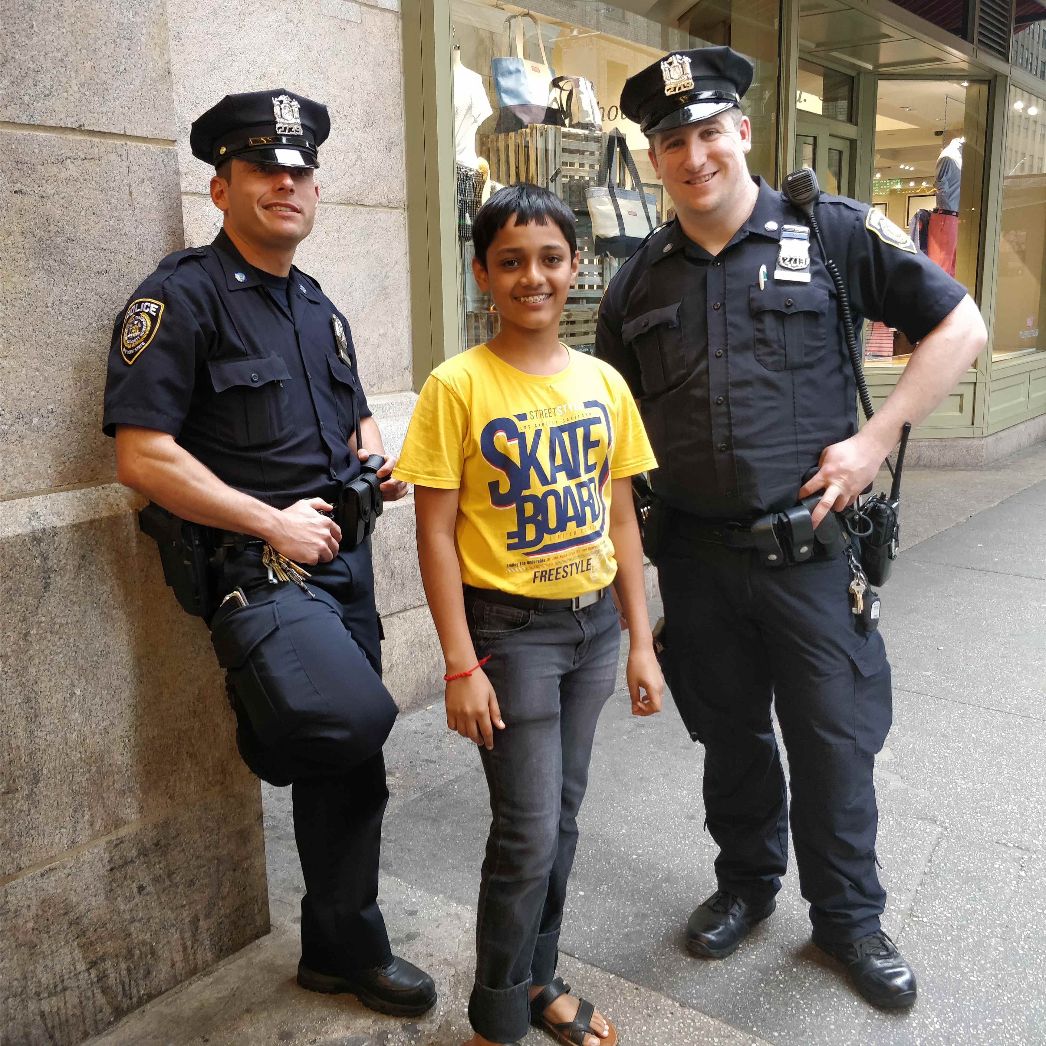 Photo with NYPD