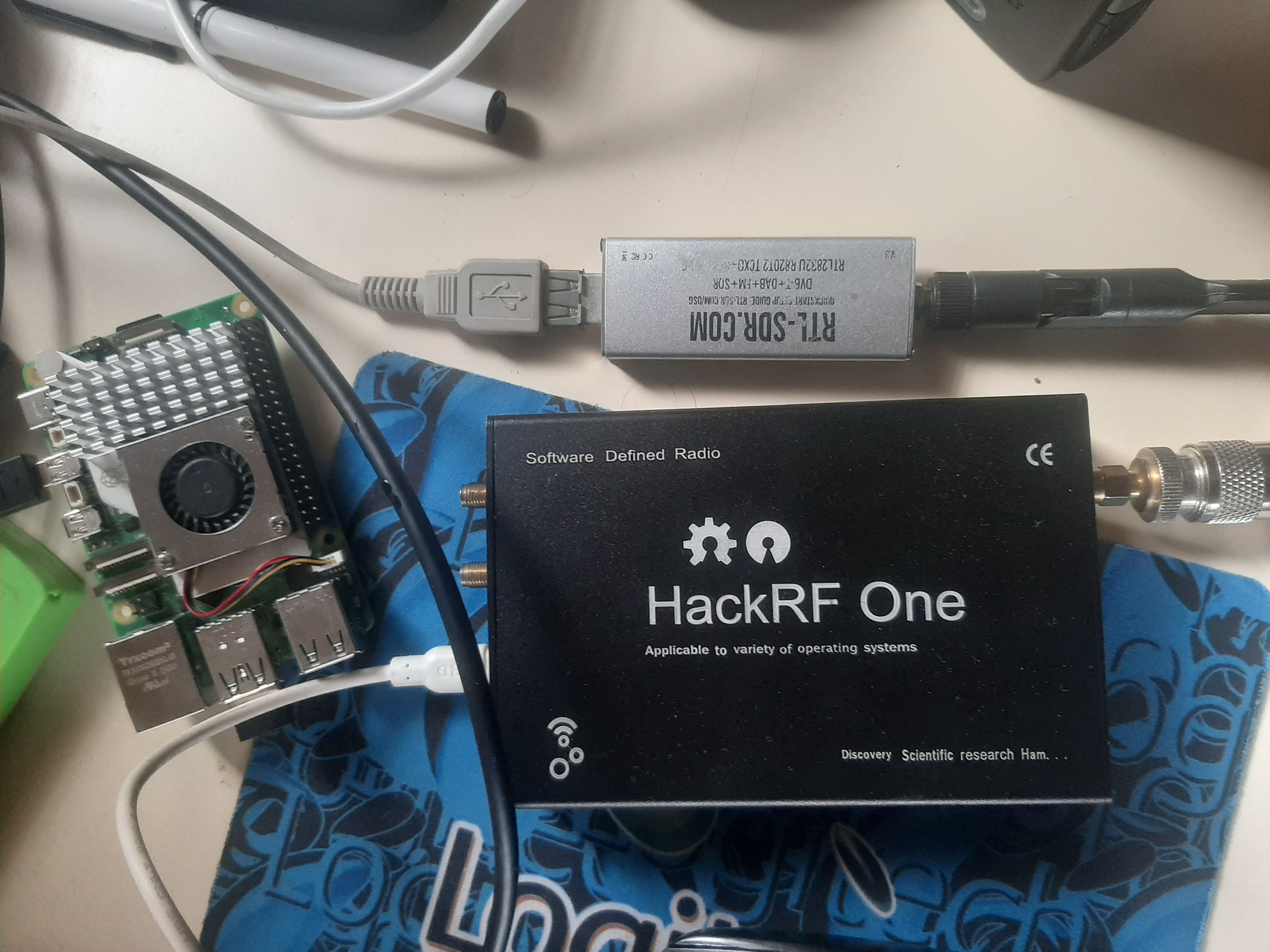 Hackrf One and RTL-SDR