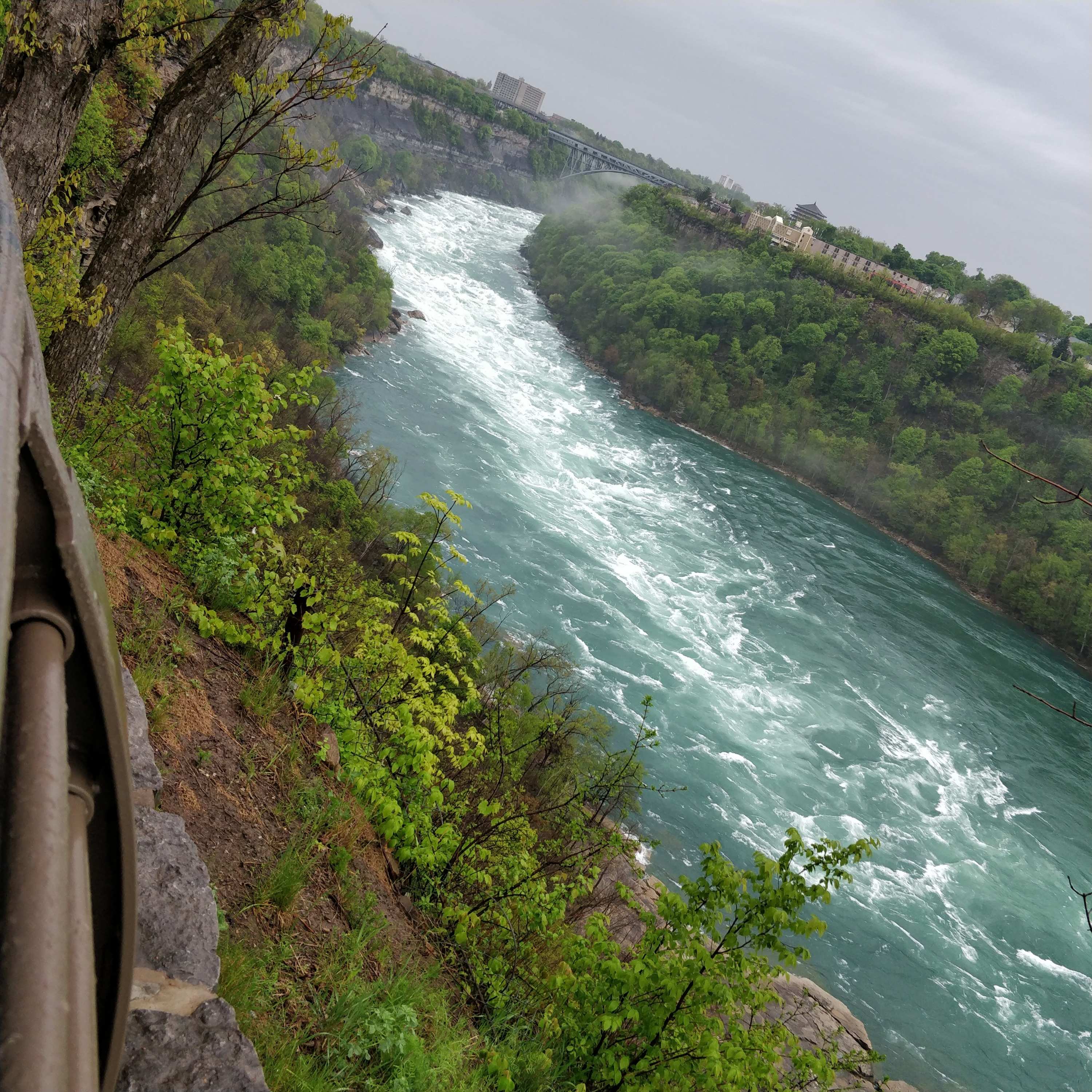Niagara River flowing